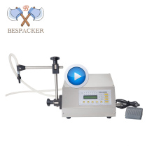 Bespacker GFK-160 Manual electric type small liquid mineral water juice bottle filling machine